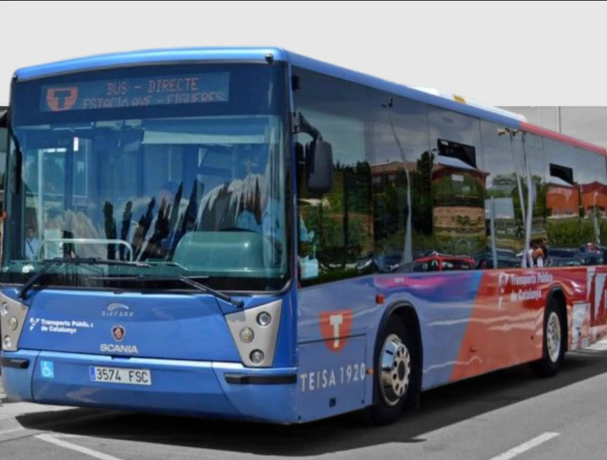 Autobus-Figueres-Jonquera-França
